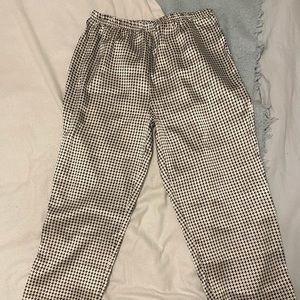 Victoria’s Secret Satin Houndstooth Pajama Pants